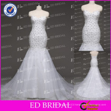 Hot Sale Sexy Mermaid Sweetheart Beaded Top Sequins Low Back Aliexpress Wedding Dresses